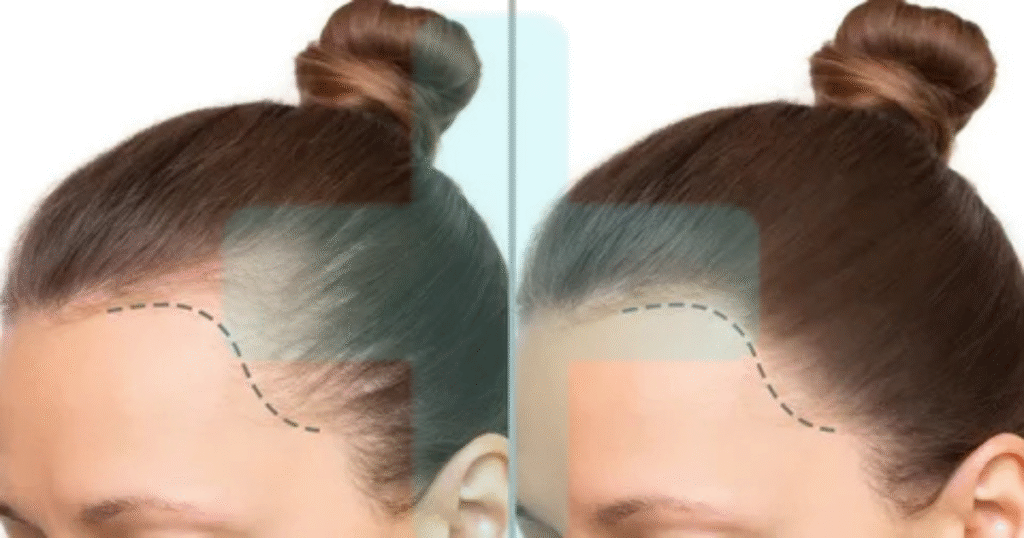 Forehead Reduction Surgery Before and After