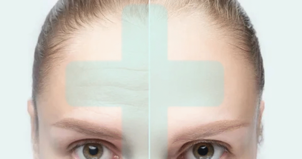 Forehead Reduction Surgery front face up
